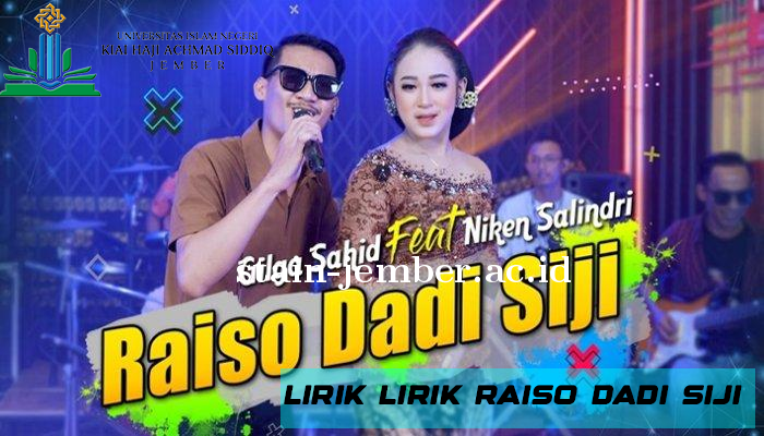 Lirik Lagu Raiso Dadi Siji Yang Sedang Trending 2024